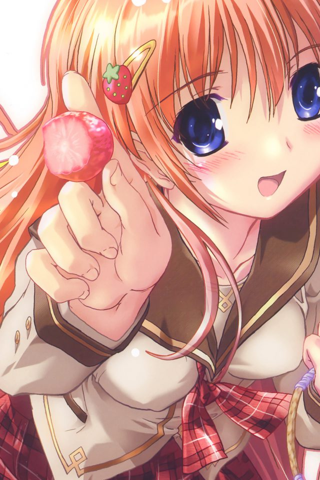 Anime Girl Illust Art Eji Iphone Wallpaper - Anime - HD Wallpaper 