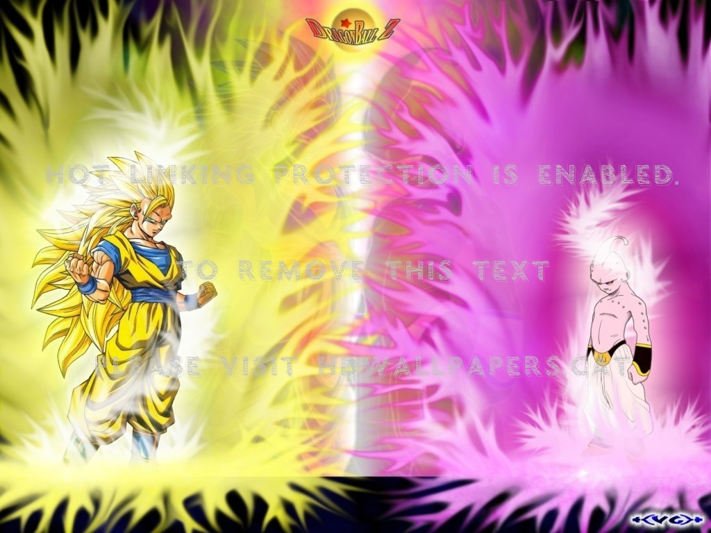 Goku Ssj3 Vs - Goku Vs Kid Buu - HD Wallpaper 