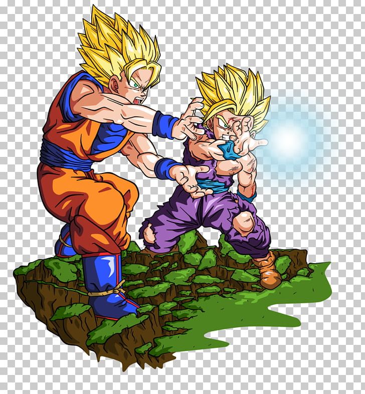 Gohan Goku Trunks Vegeta Majin Buu Png, Clipart, Art, - Dbz Kame Samber - HD Wallpaper 
