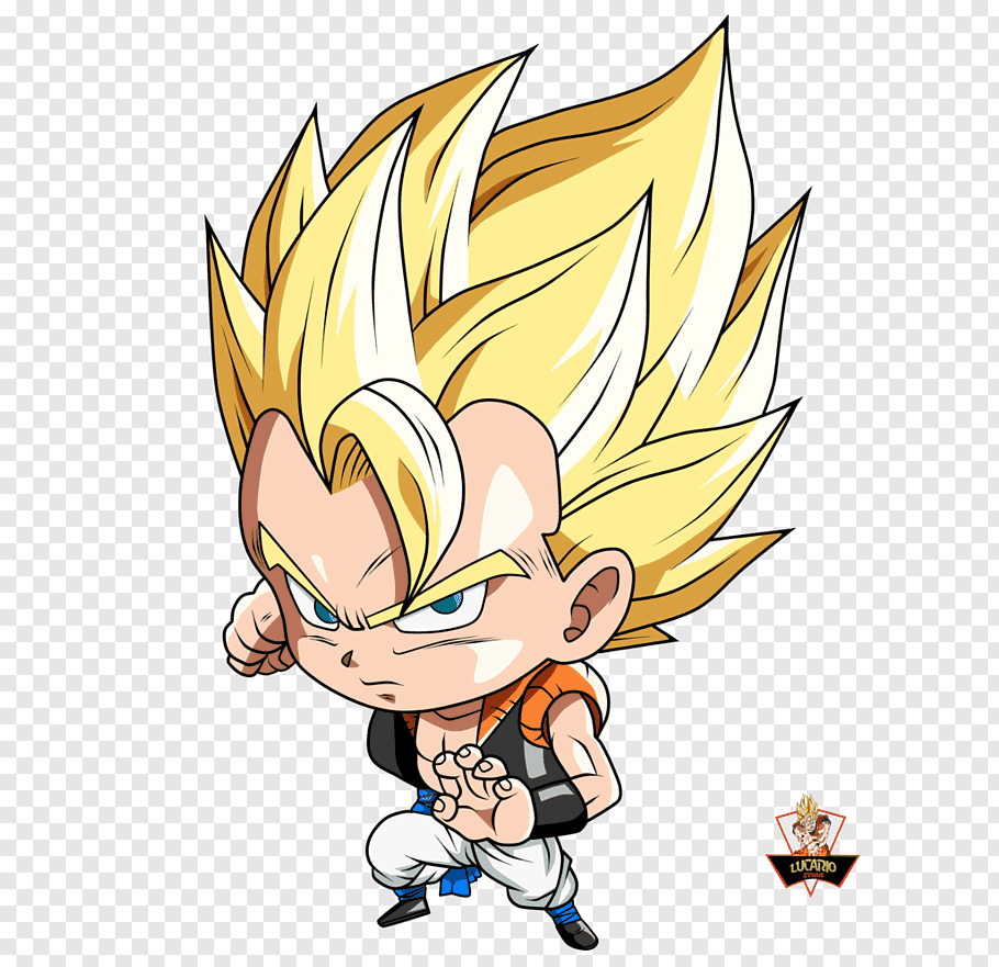 Goku Black Vegeta Gogeta Majin Buu, Goku Png - Gogeta Chibi - HD Wallpaper 