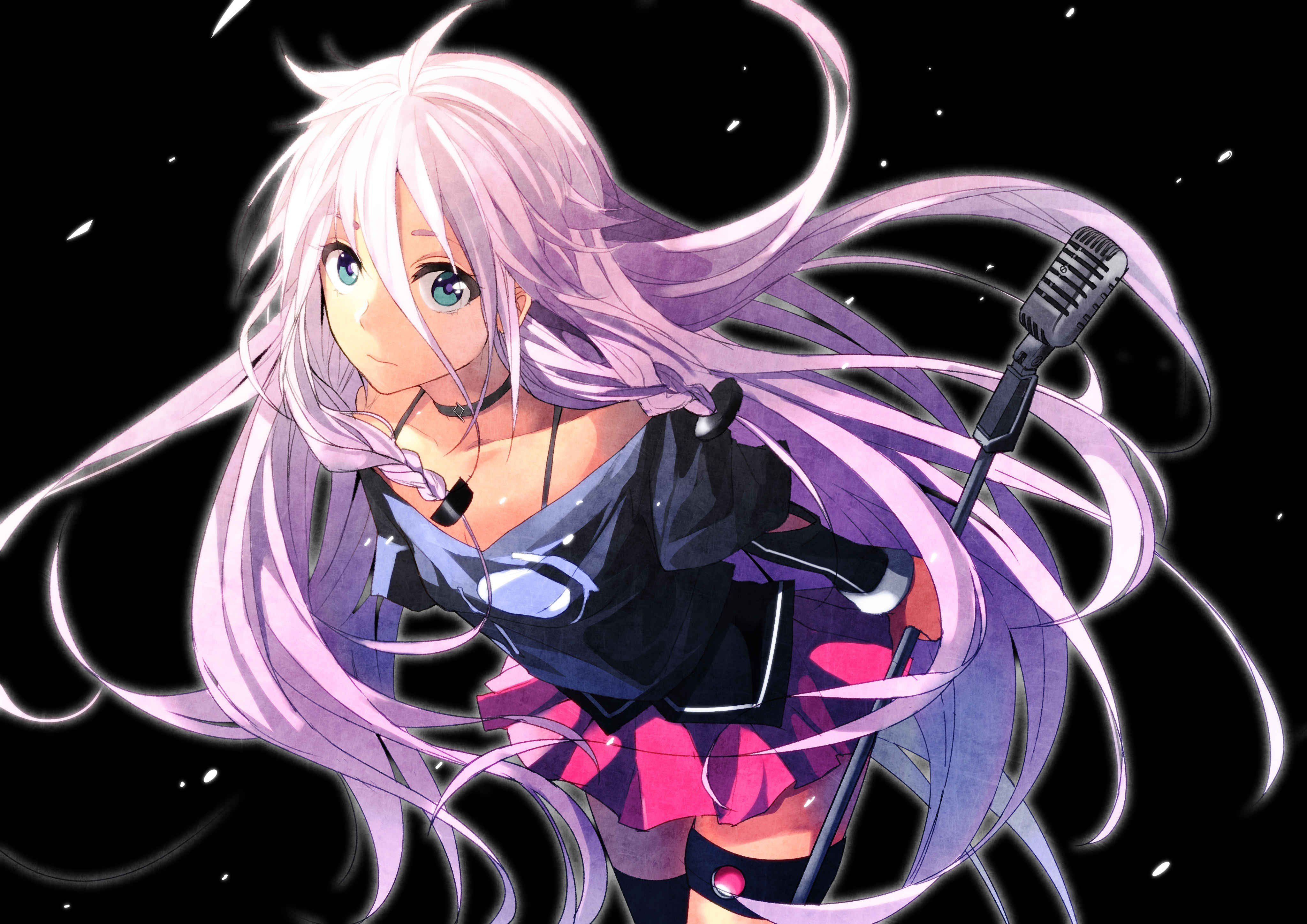 Vocaloid Pink Long Hair - HD Wallpaper 