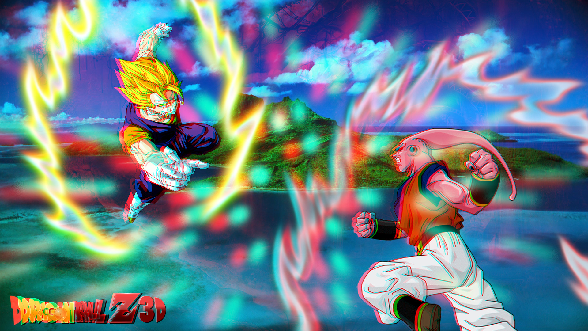 Kid Buu Wallpaper - Illustration - HD Wallpaper 