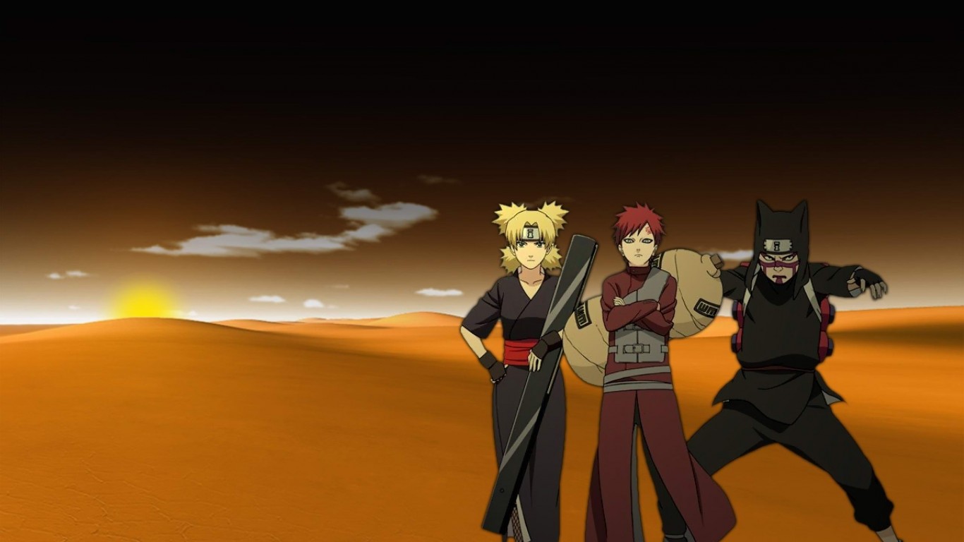 Gaara Temari Kankuro - HD Wallpaper 