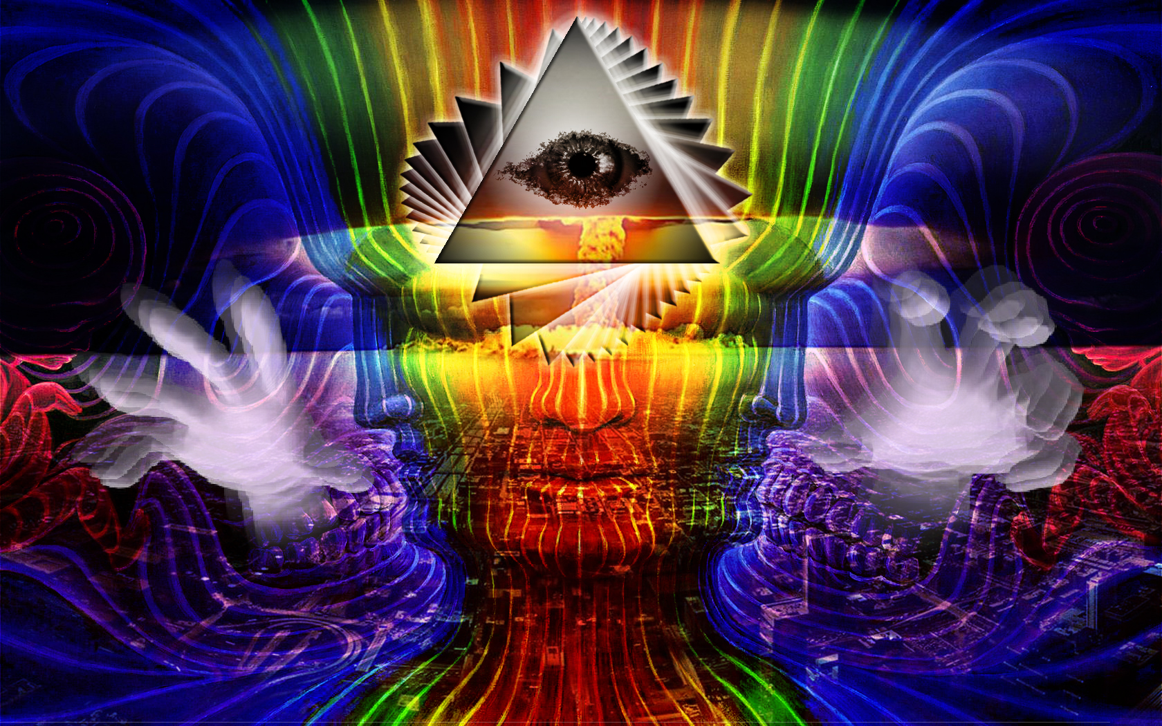 Cool Backgrounds Illuminati - HD Wallpaper 