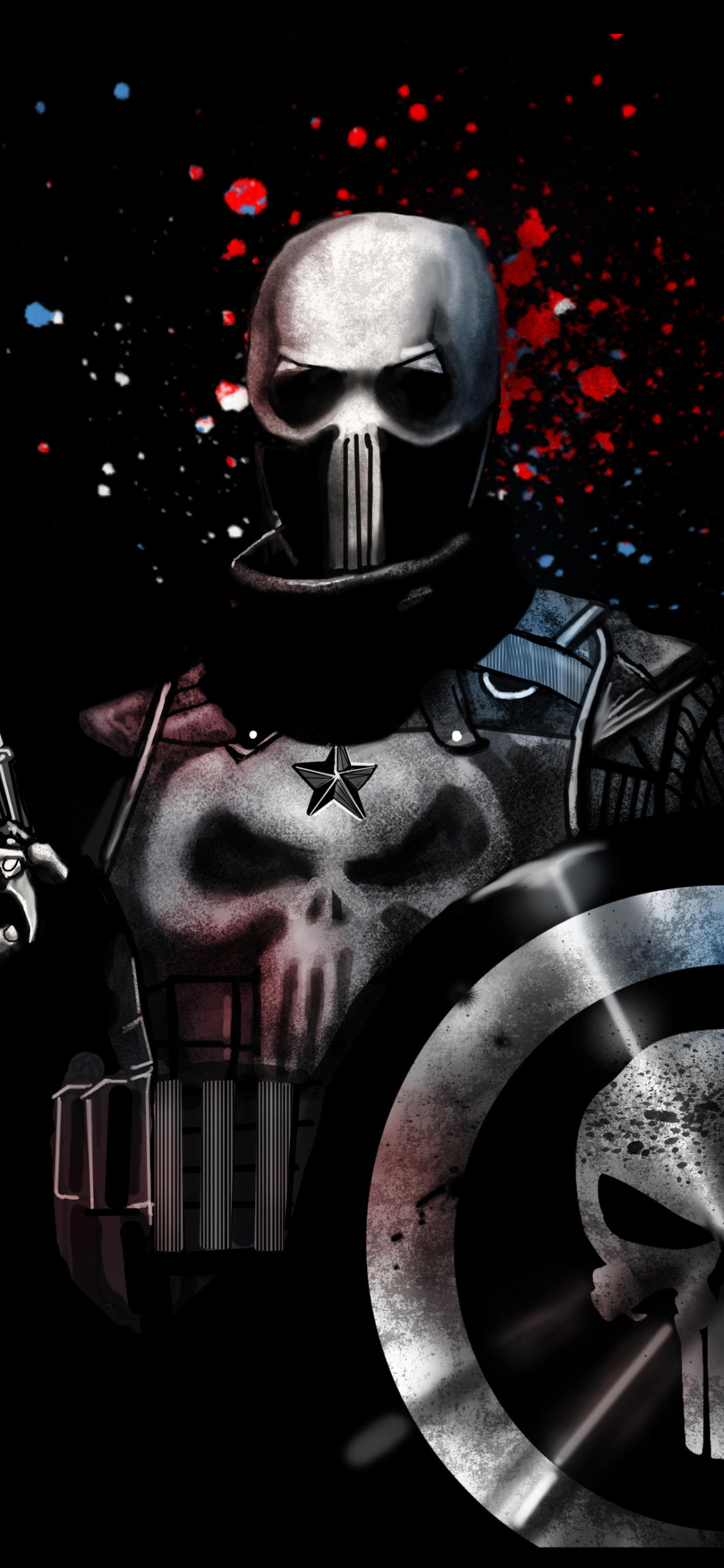 Epic Captain Punisher - HD Wallpaper 