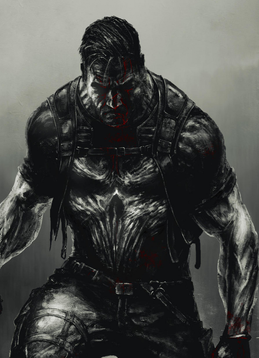 Punisher, Marvel, Superhero, Dark, Art, 2019, Wallpaper - Punisher Epic Art - HD Wallpaper 