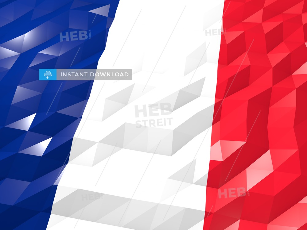 Flag Of Wallis And Futuna 3d Wallpaper Illustration - Stock Photography - HD Wallpaper 