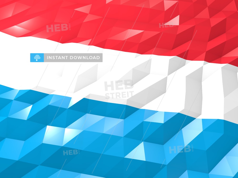 Flag Of Luxembourg 3d Wallpaper Illustration - Uzbekistan - HD Wallpaper 