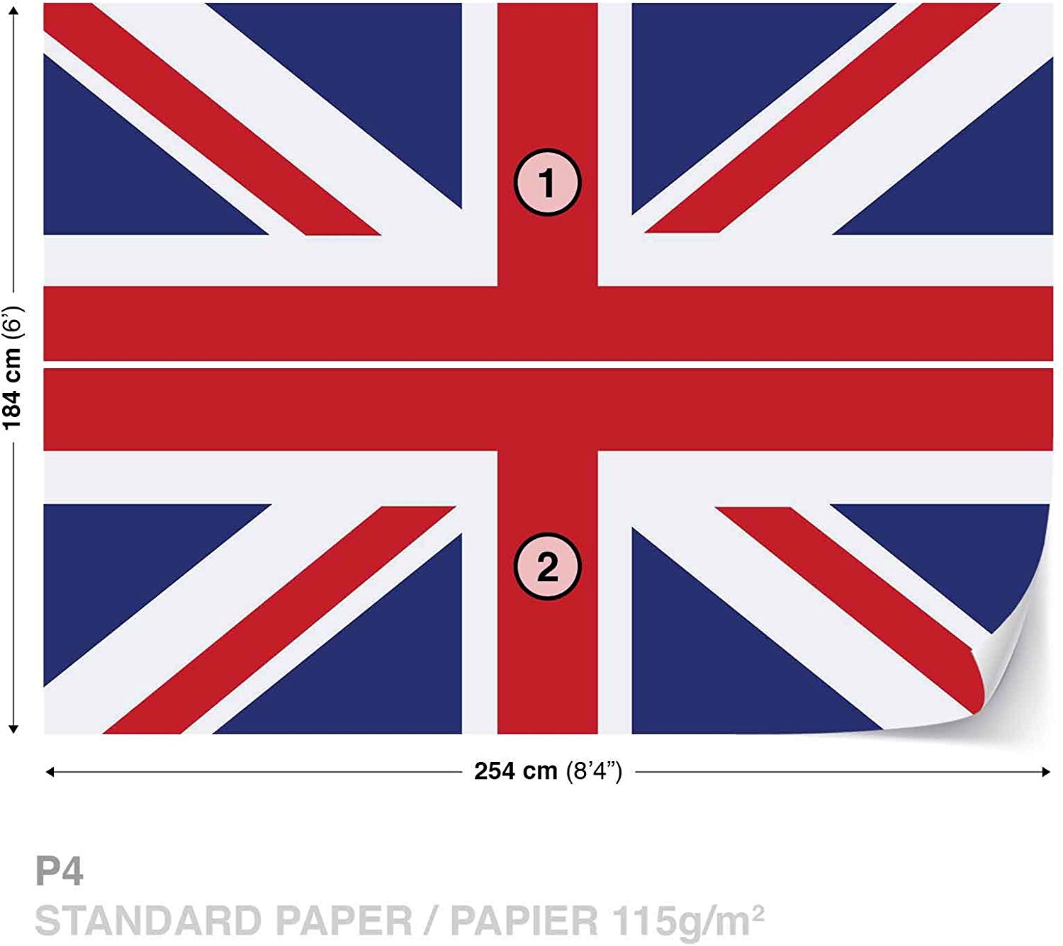 United Kingdom Flag - HD Wallpaper 