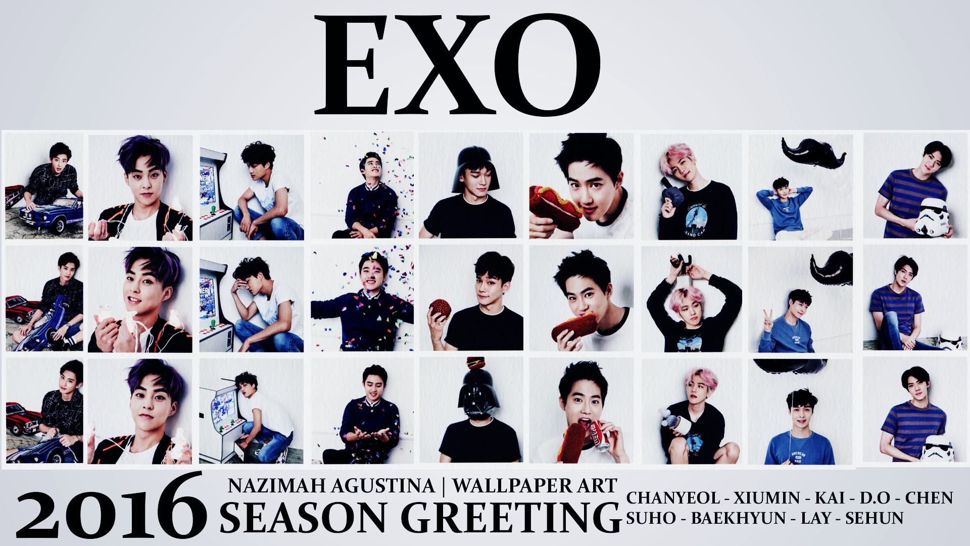 Exo 2016 Season Geeting Wallpaper By Nazimah Agustina - Exo Season's Greetings 2012 - HD Wallpaper 
