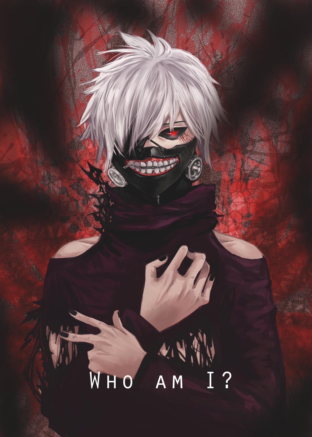 Who Am I Wallpaper - Kaneki Ken Wallpaper Portrait - HD Wallpaper 
