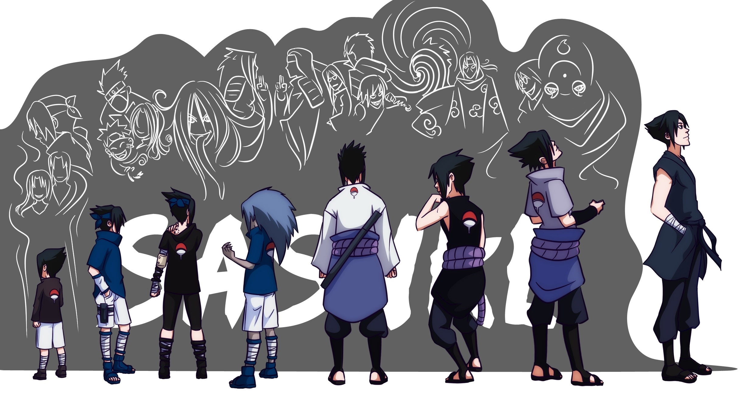 Sasuke Curse Mark Shippuden - HD Wallpaper 