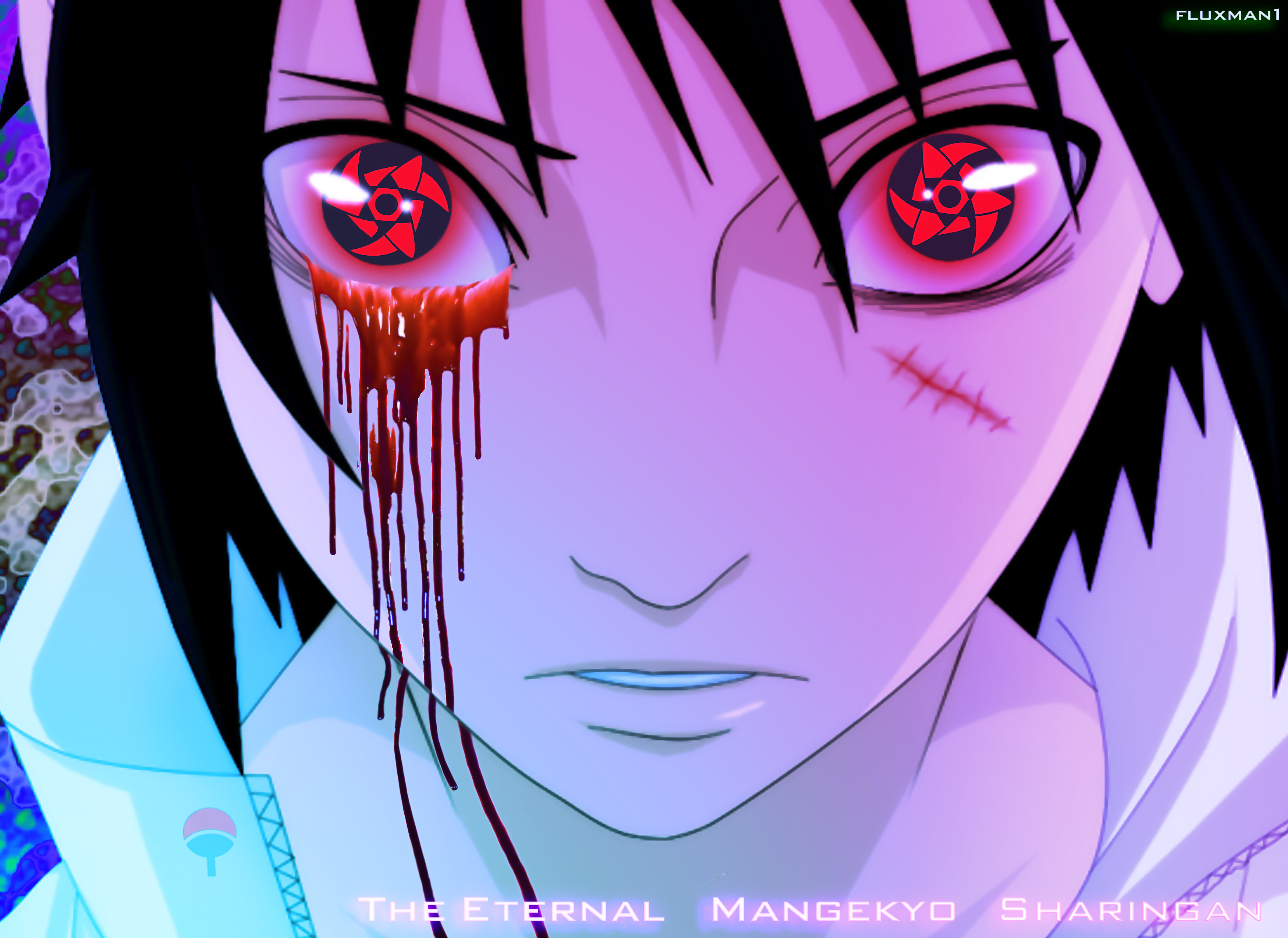 Sasuke Mangekyou Sharingan 35 Images Dodowallpaper - HD Wallpaper 