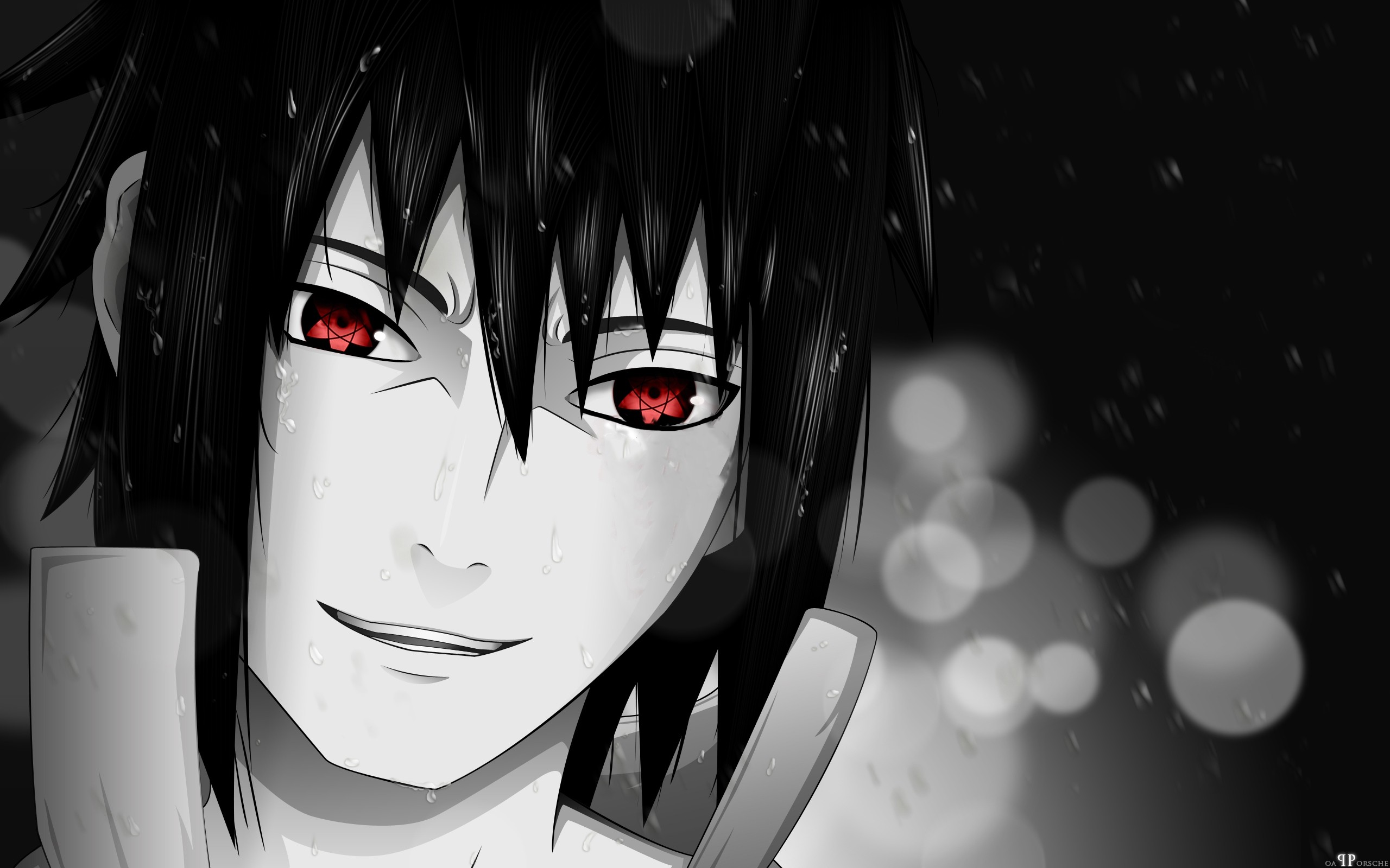 Uchiha Sasuke Naruto Shippuden Sharingan Mangekyou - HD Wallpaper 