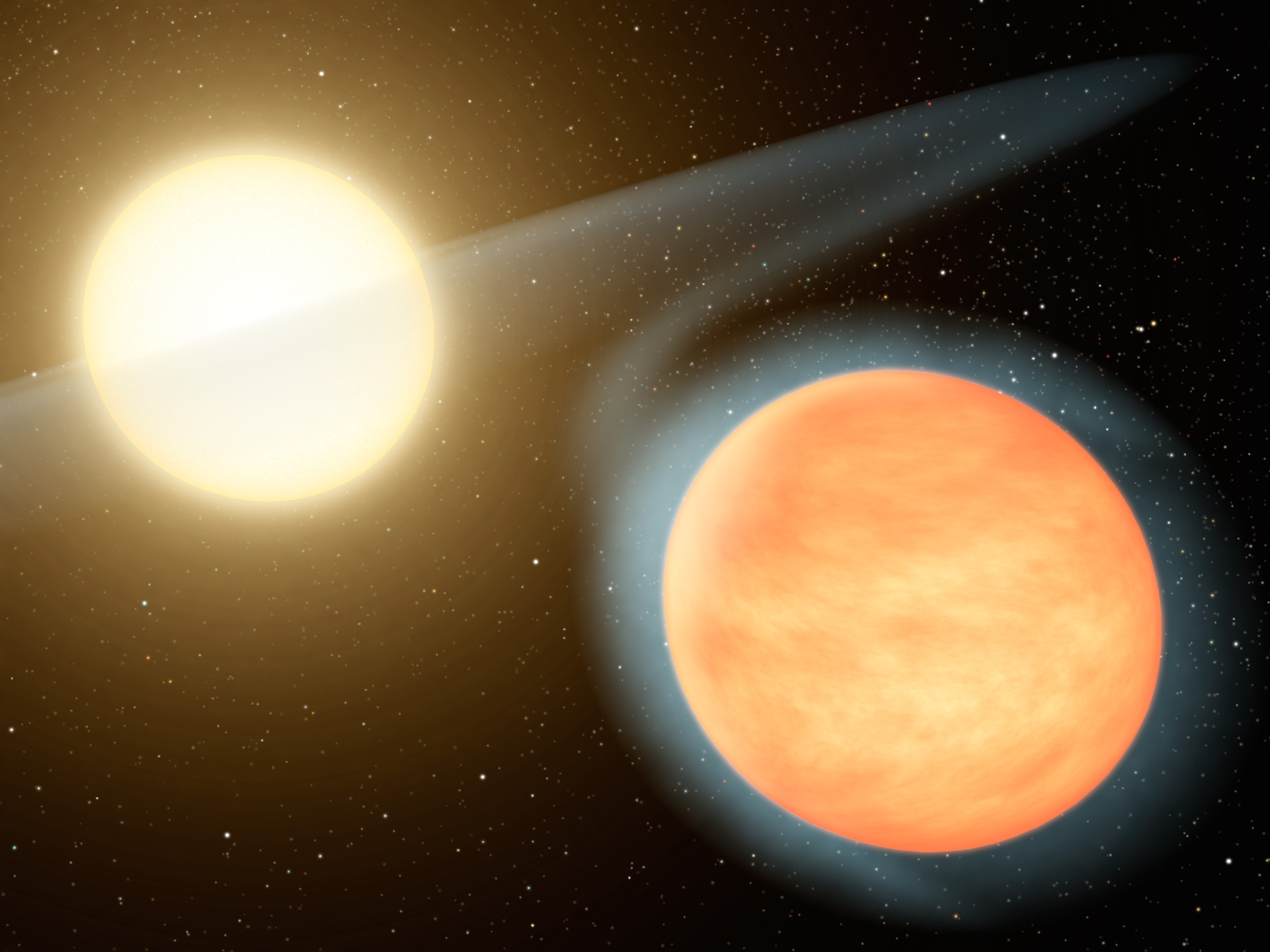 Artist Concept Of The Extremely Hot Exoplanet Wasp-12b - Hot Jupiter Wasp 12 - HD Wallpaper 