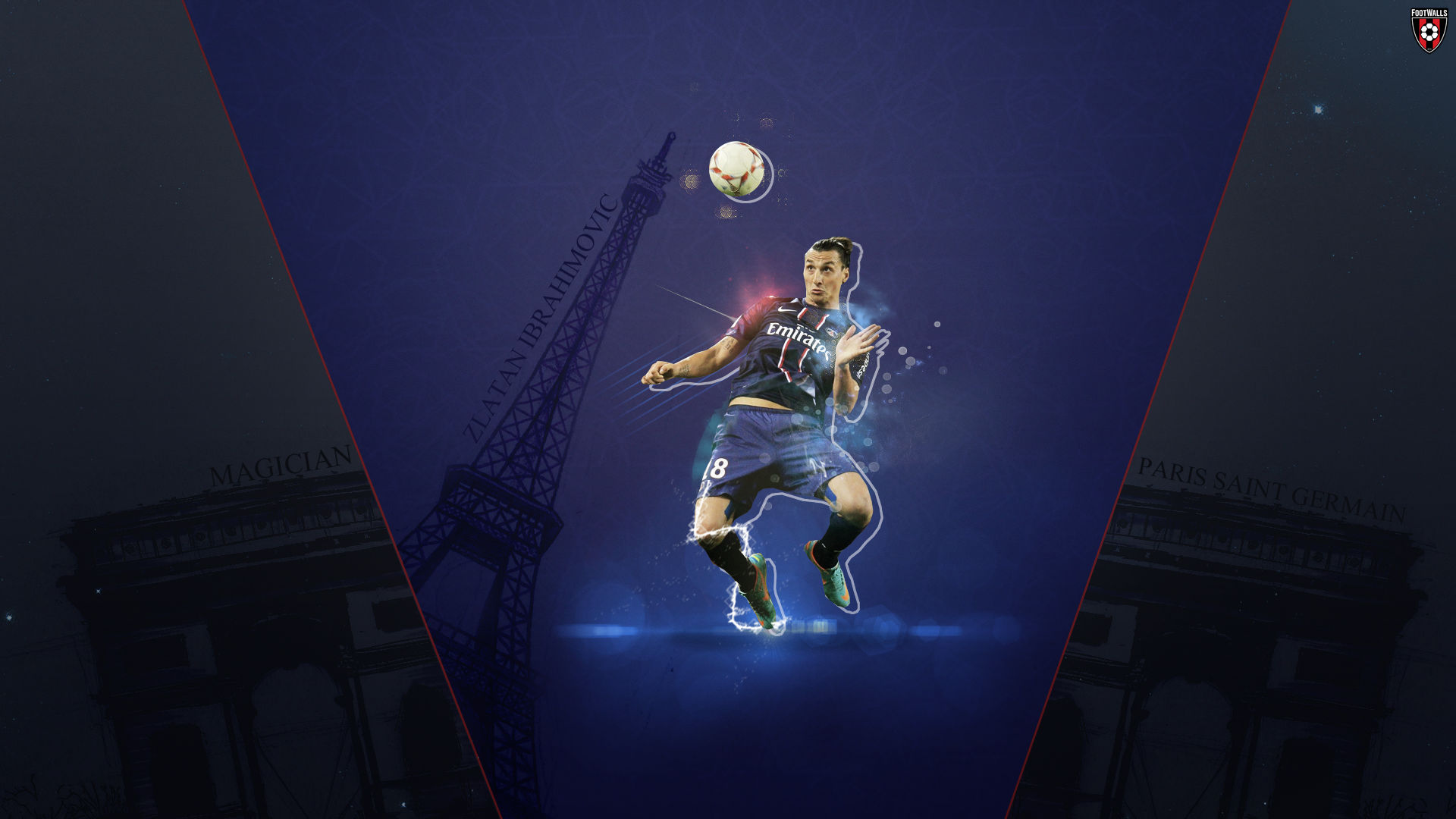 Zlatan Ibrahimovic Wallpaper - Futebol De Salão - HD Wallpaper 