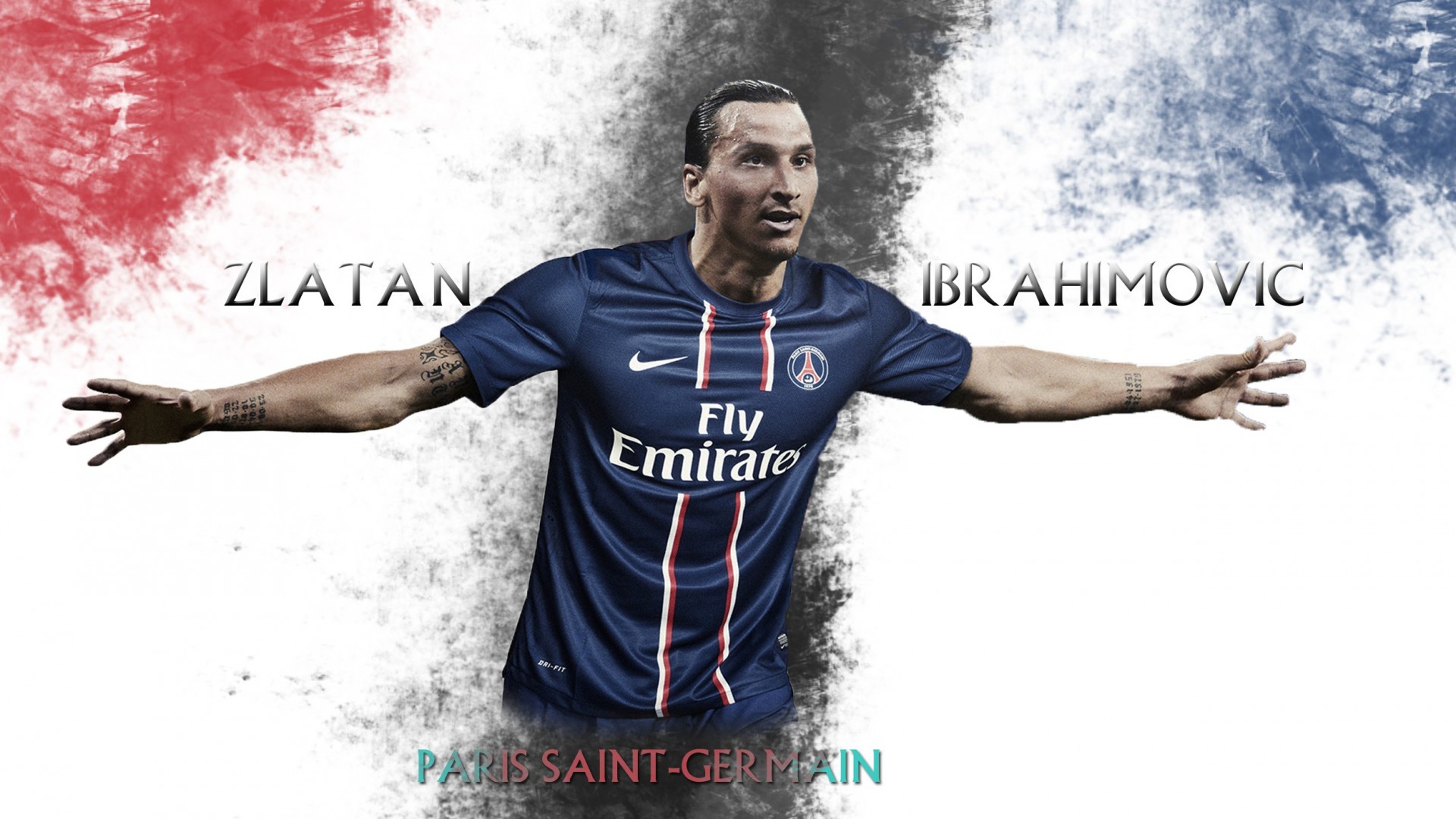 Zlatan Ibrahimovic Psg 1920×1080 Wallpaper - Ibrahimovic Wallpaper Hd Pc - HD Wallpaper 