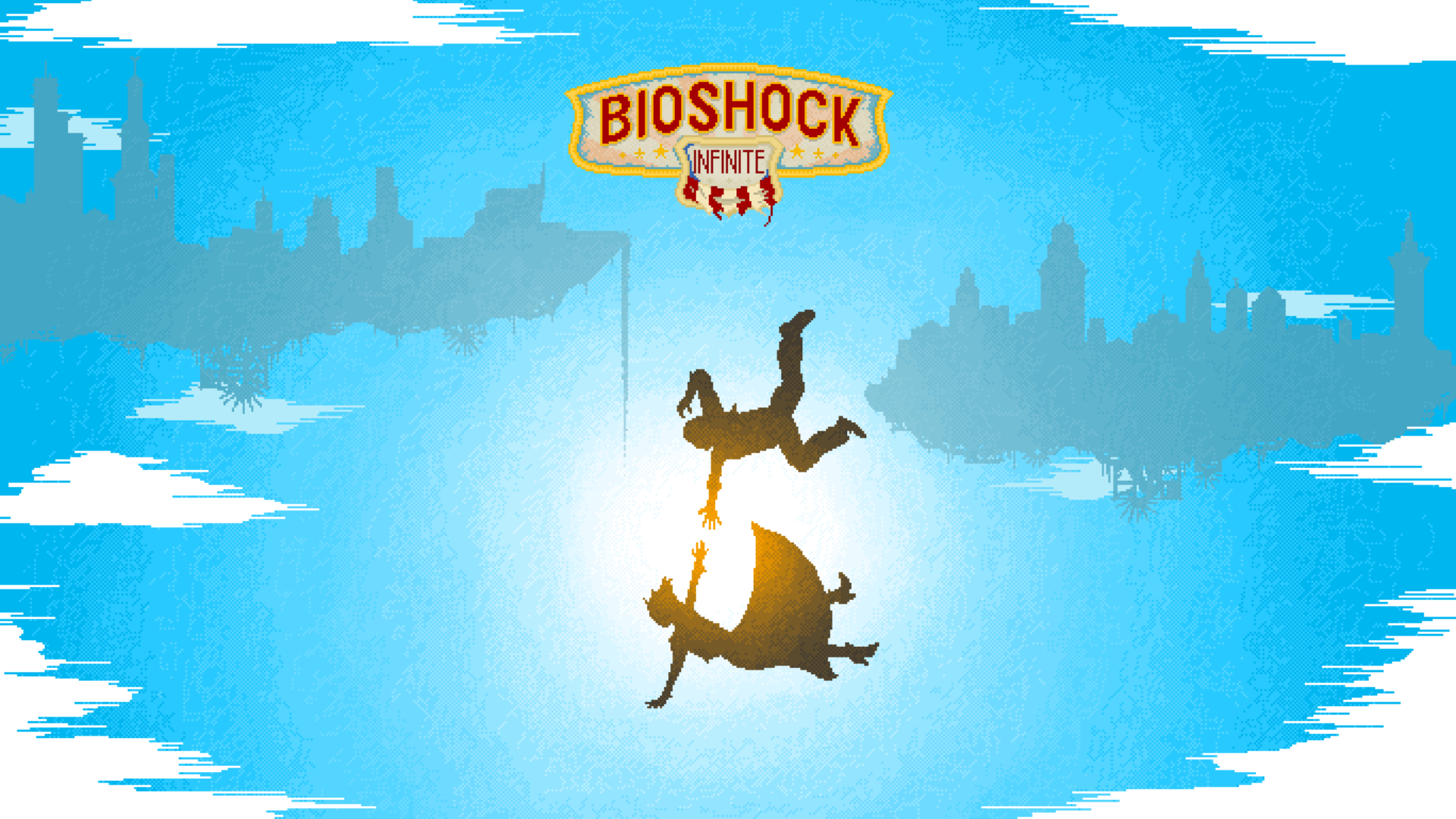 Bioshock Infinite - Pixel Art - Bioshock Infinite Pixel Art - HD Wallpaper 