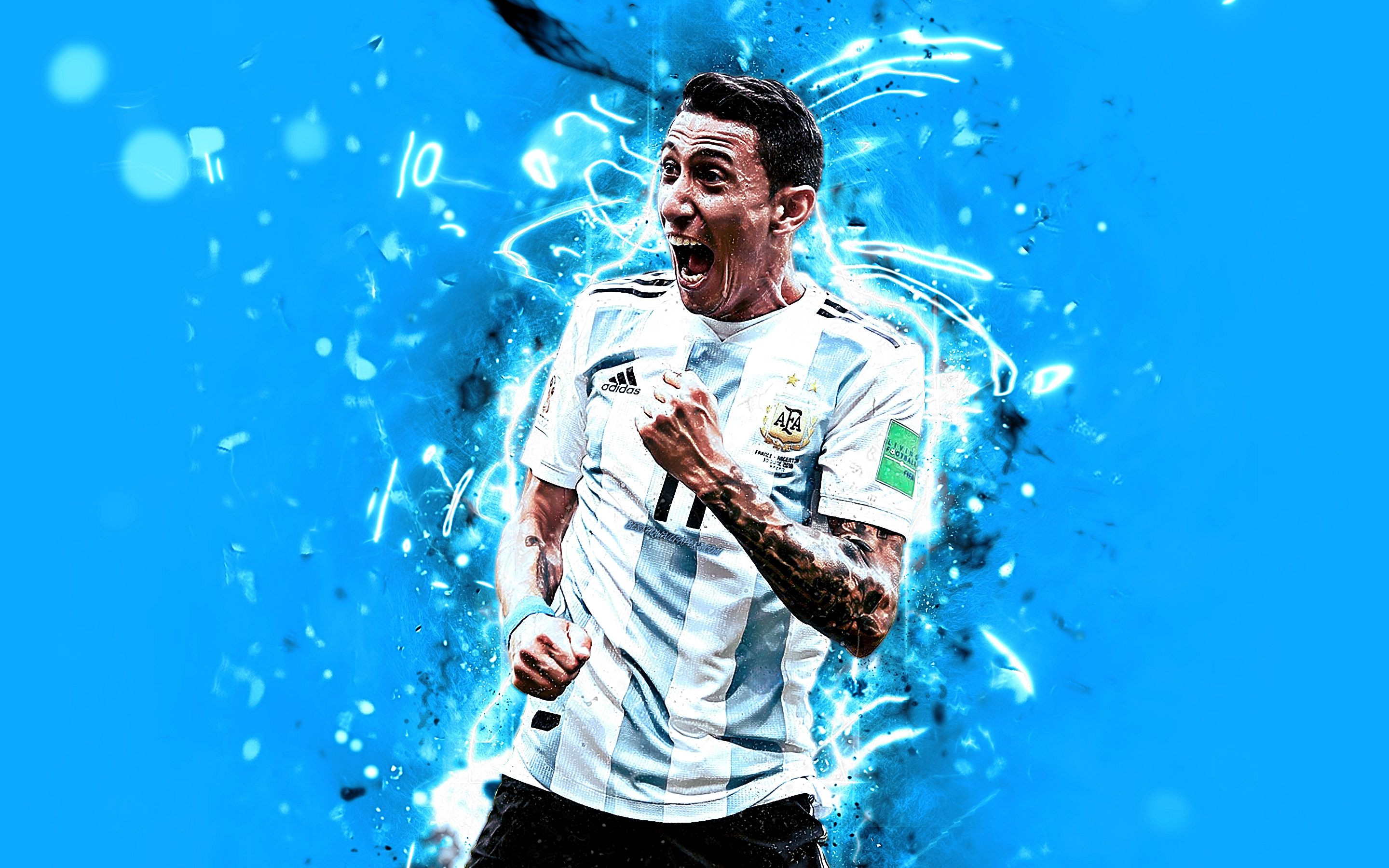 Angel Di Maria, Joy, Argentina National Team, Fan Art, - HD Wallpaper 