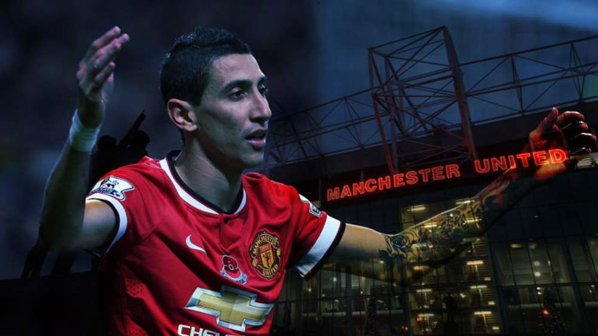 Angel Di Maria - Old Trafford - HD Wallpaper 