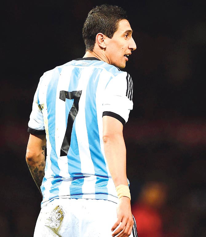 Argentina S Angel Di Maria - Angel Di Maria Argentina Hd - HD Wallpaper 