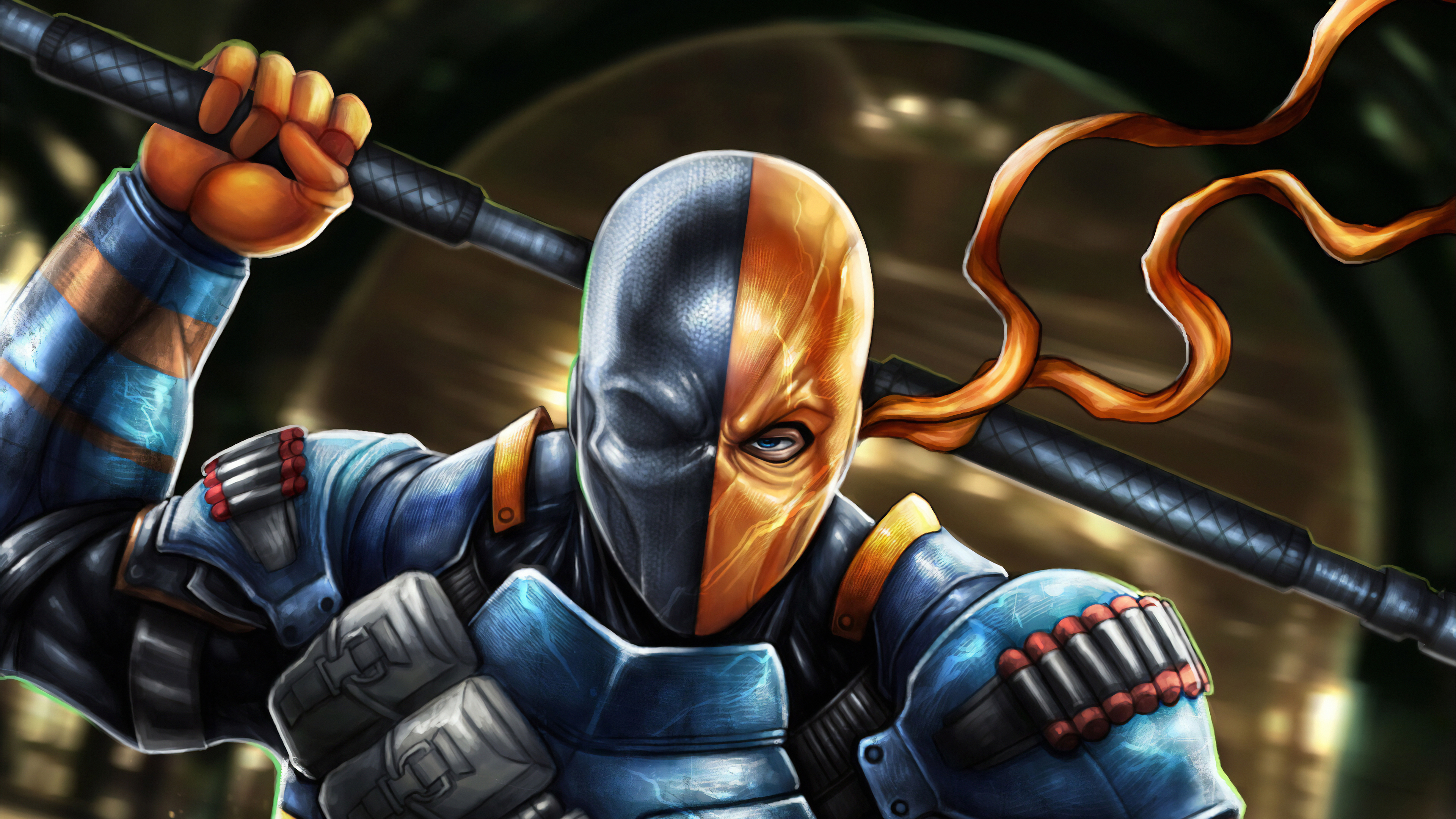 Deathstroke Art - HD Wallpaper 