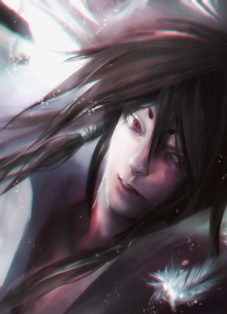 Naruto, Otsutsuki Indra, Painting, Anime, Portrait, - Indra X Reader Wattpad - HD Wallpaper 