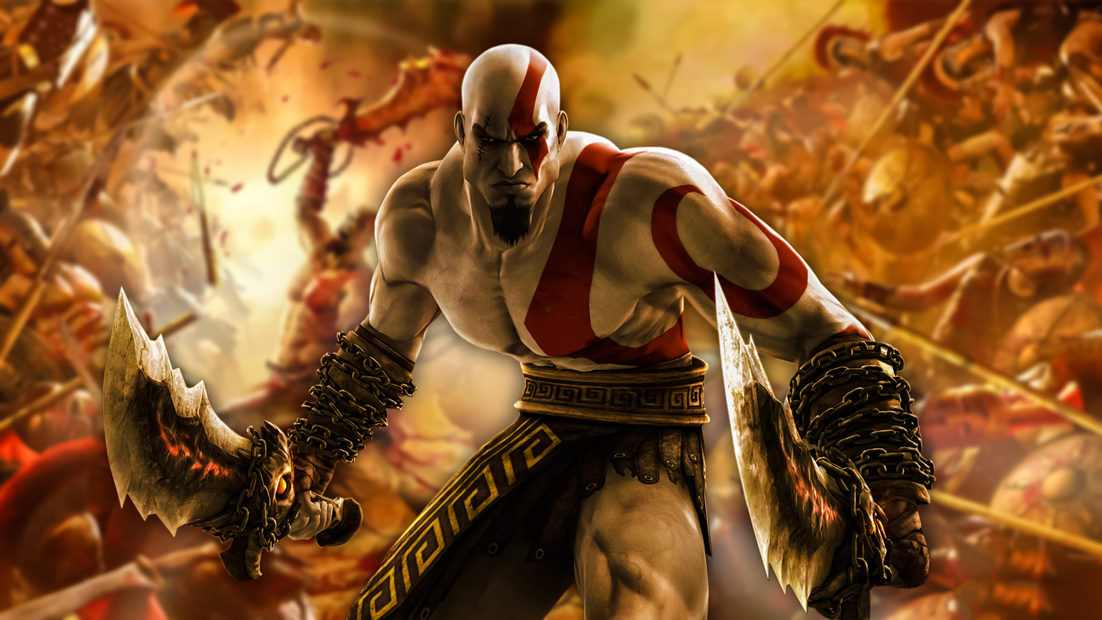 Kratos God Of War 4k Game - God Of War 4k Hd - HD Wallpaper 