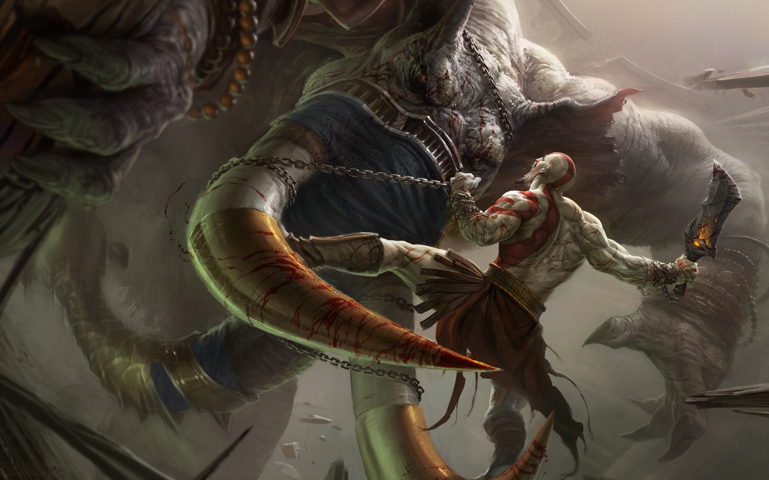 Wallpaper - God Of War Epic - HD Wallpaper 