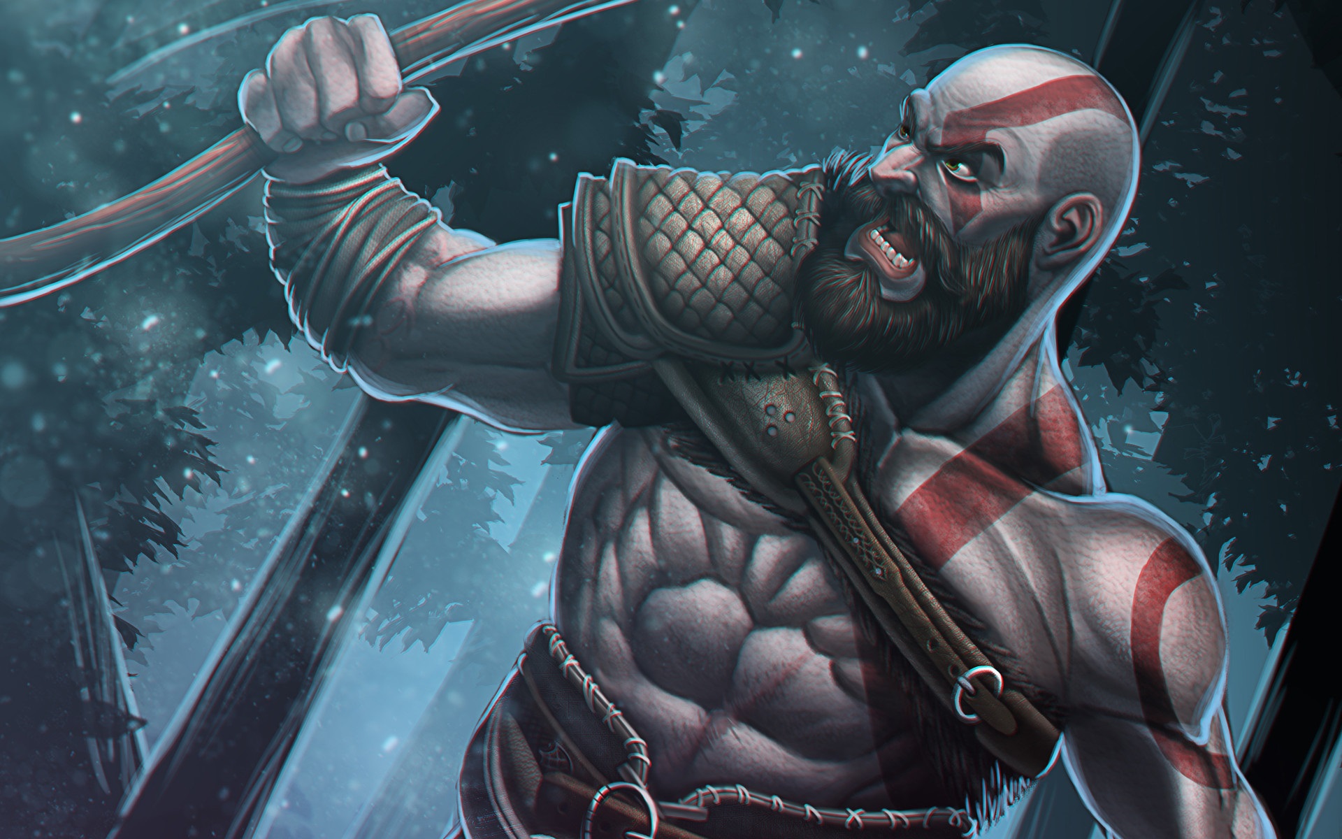 God Of War Background - HD Wallpaper 