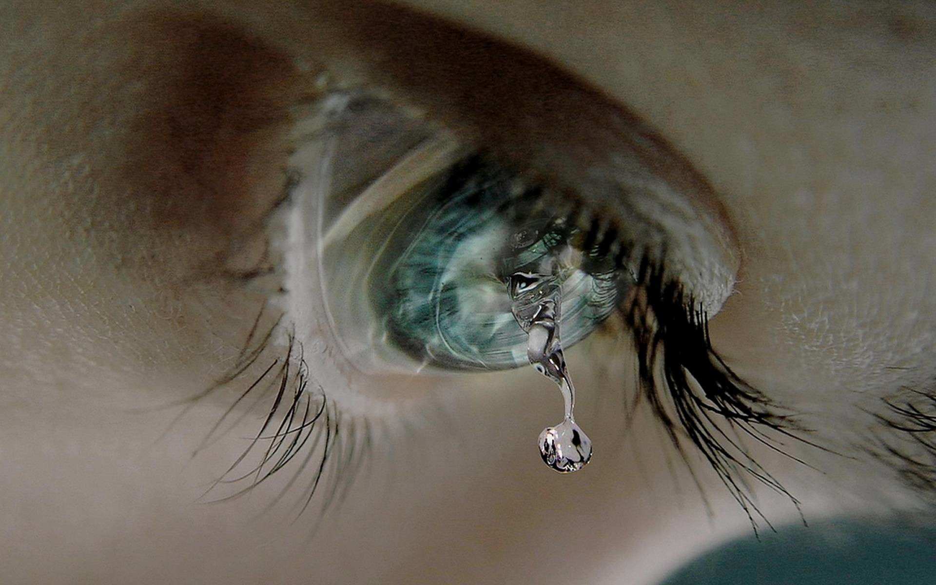 Coldplay Every Teardrop Is A Waterfall Wallpaper - Tear Eyes - HD Wallpaper 