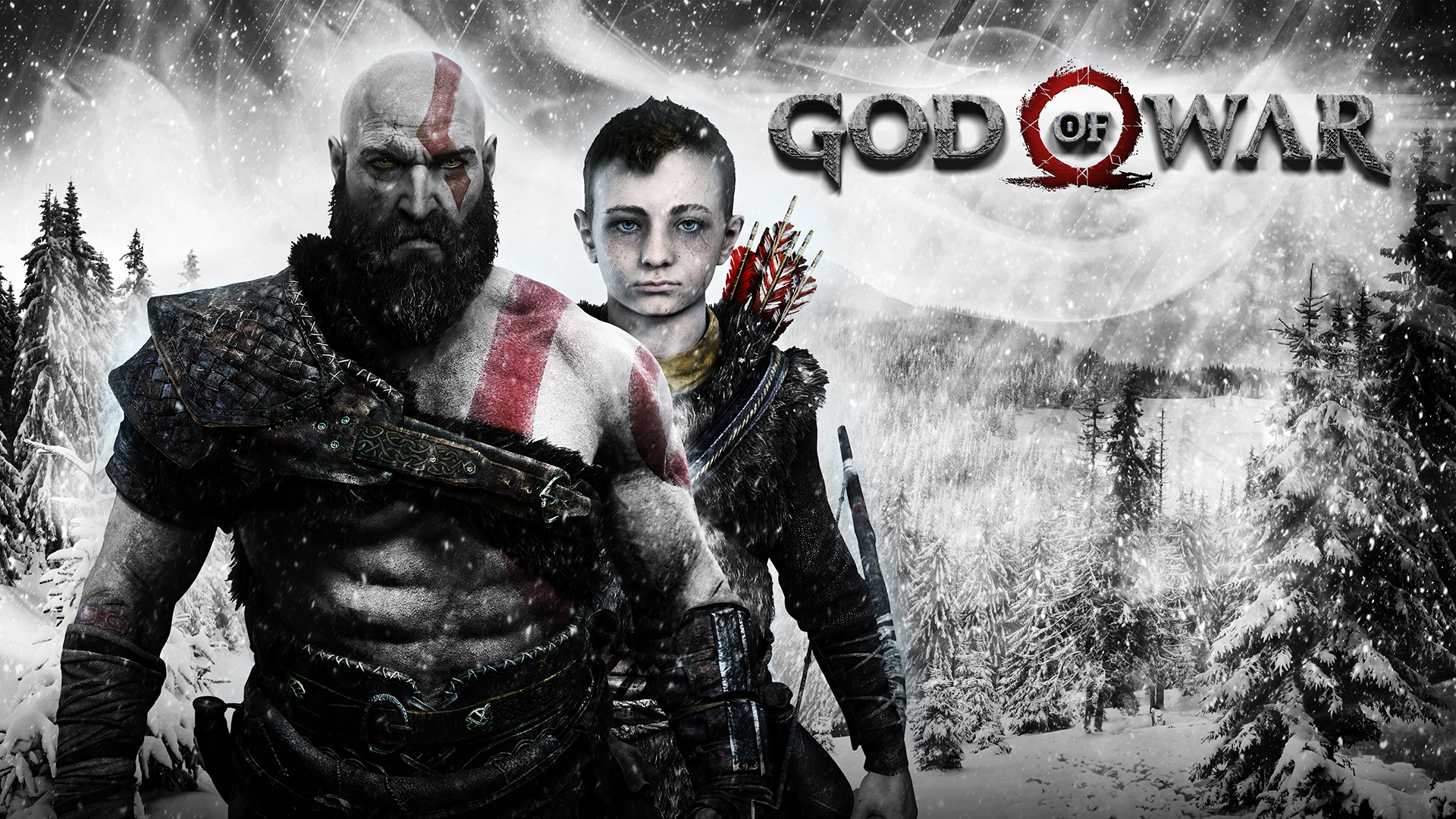 Wallpaper Of God Of War, Game 2018, Kratos, Atreus - God Of War 4 1080p - HD Wallpaper 