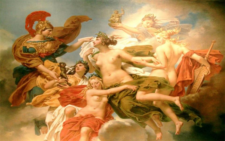 Painting By Charles Meynier - HD Wallpaper 