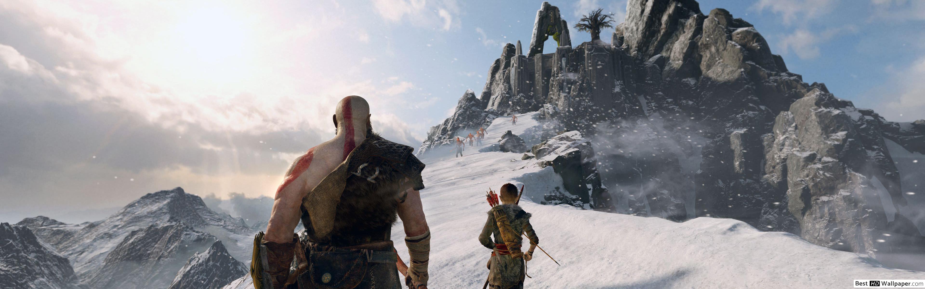 God Of War Wallpaper Dual - 3840x1200 Wallpaper God Of War Wallpaper Dual - 3840x1200 Wallpaper