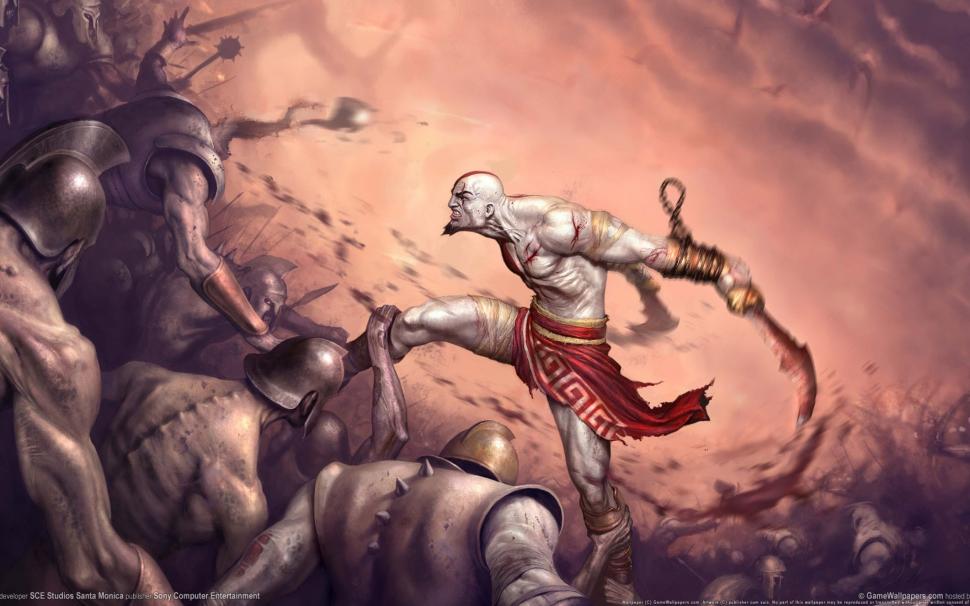 God Of War 3d Wallpaper,1920x1080 Hd Wallpaper,god - Kratos God Of War Art - HD Wallpaper 