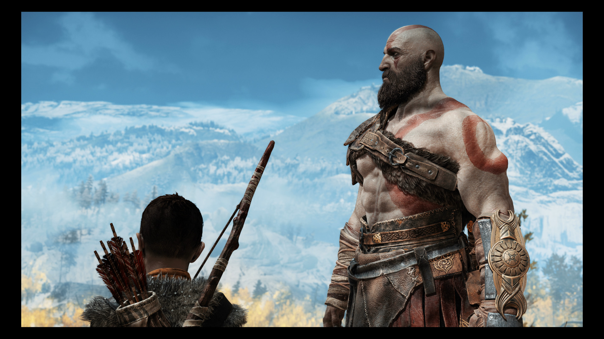 Kratos God Of War 4 Side - HD Wallpaper 