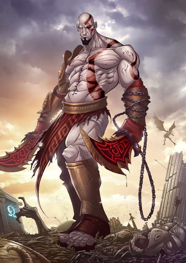 God Of War Fan Art - HD Wallpaper 