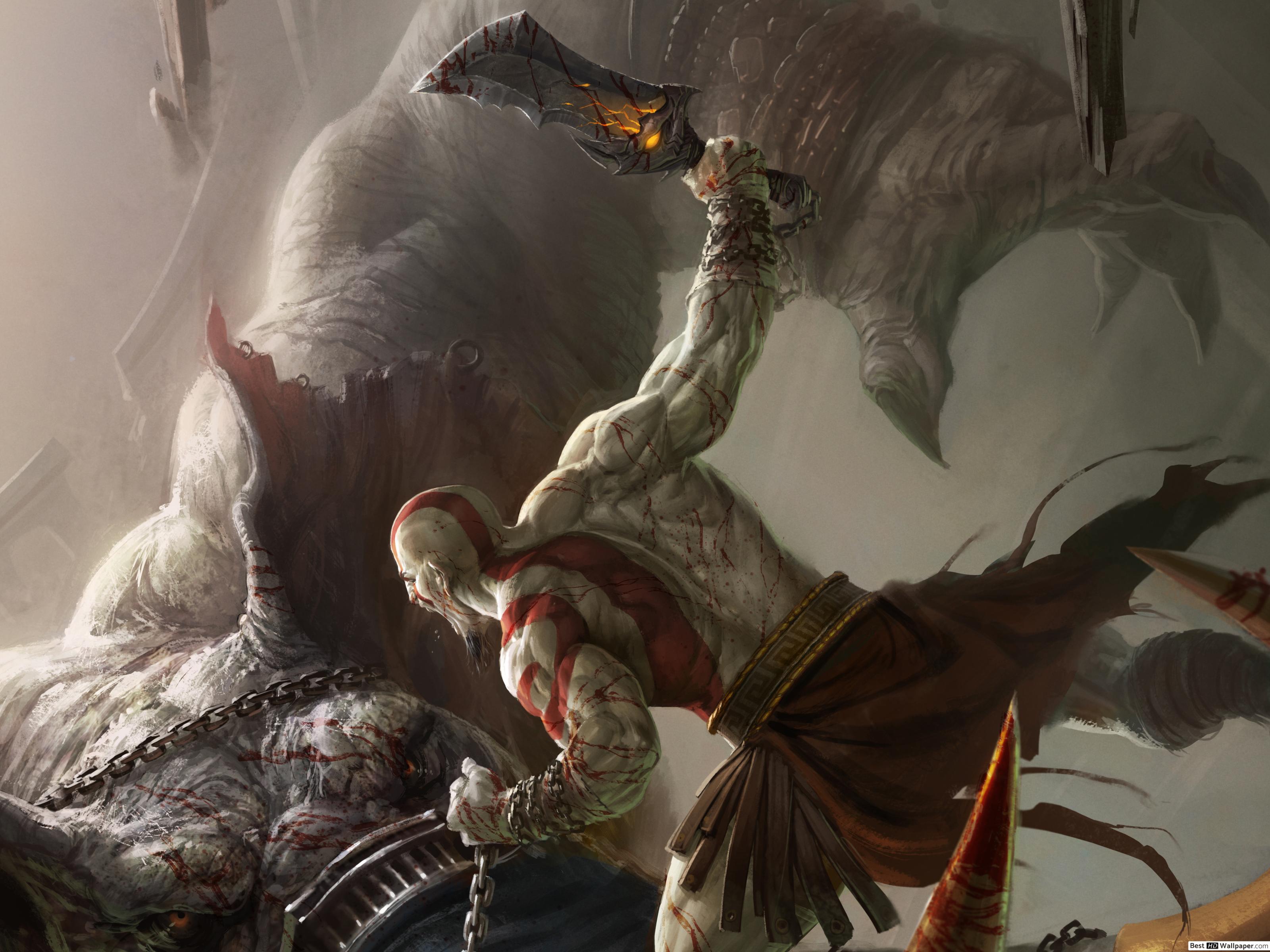 Elephantaur God Of War - HD Wallpaper 