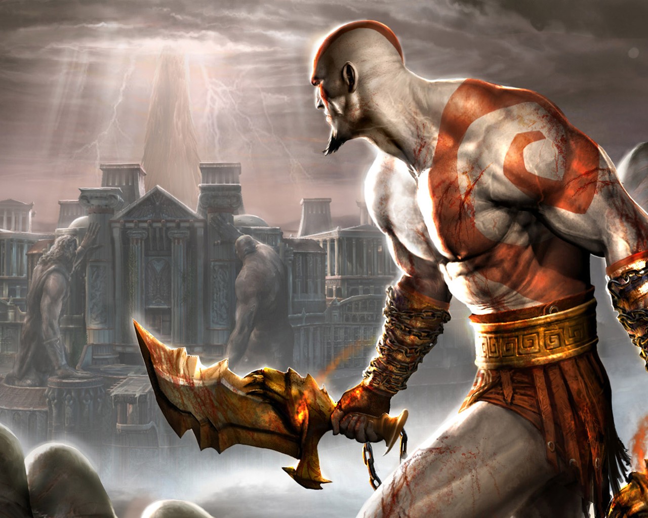 God Of War Hd Wallpaper - God Of War Ii Ps2 Cover - HD Wallpaper 