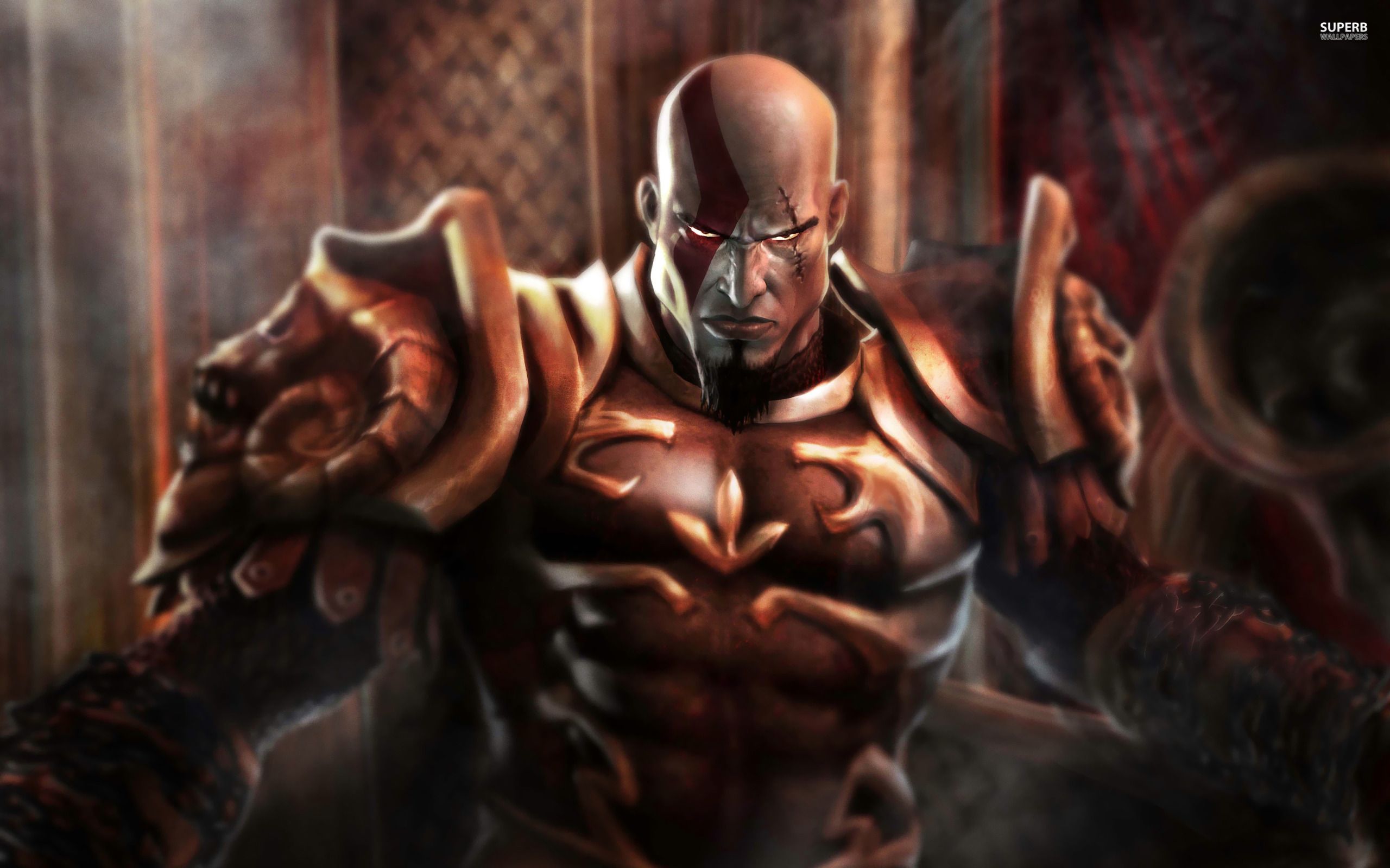 God Of War 2 Kratos - HD Wallpaper 