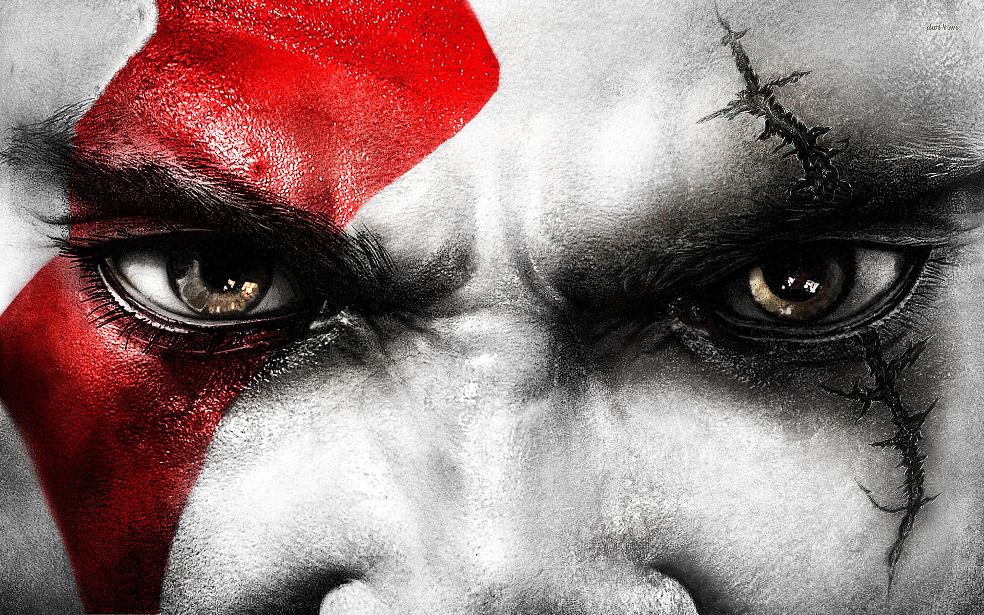 God Of War Wallpaper Kratos Picserio - God Of War Eyes - HD Wallpaper 