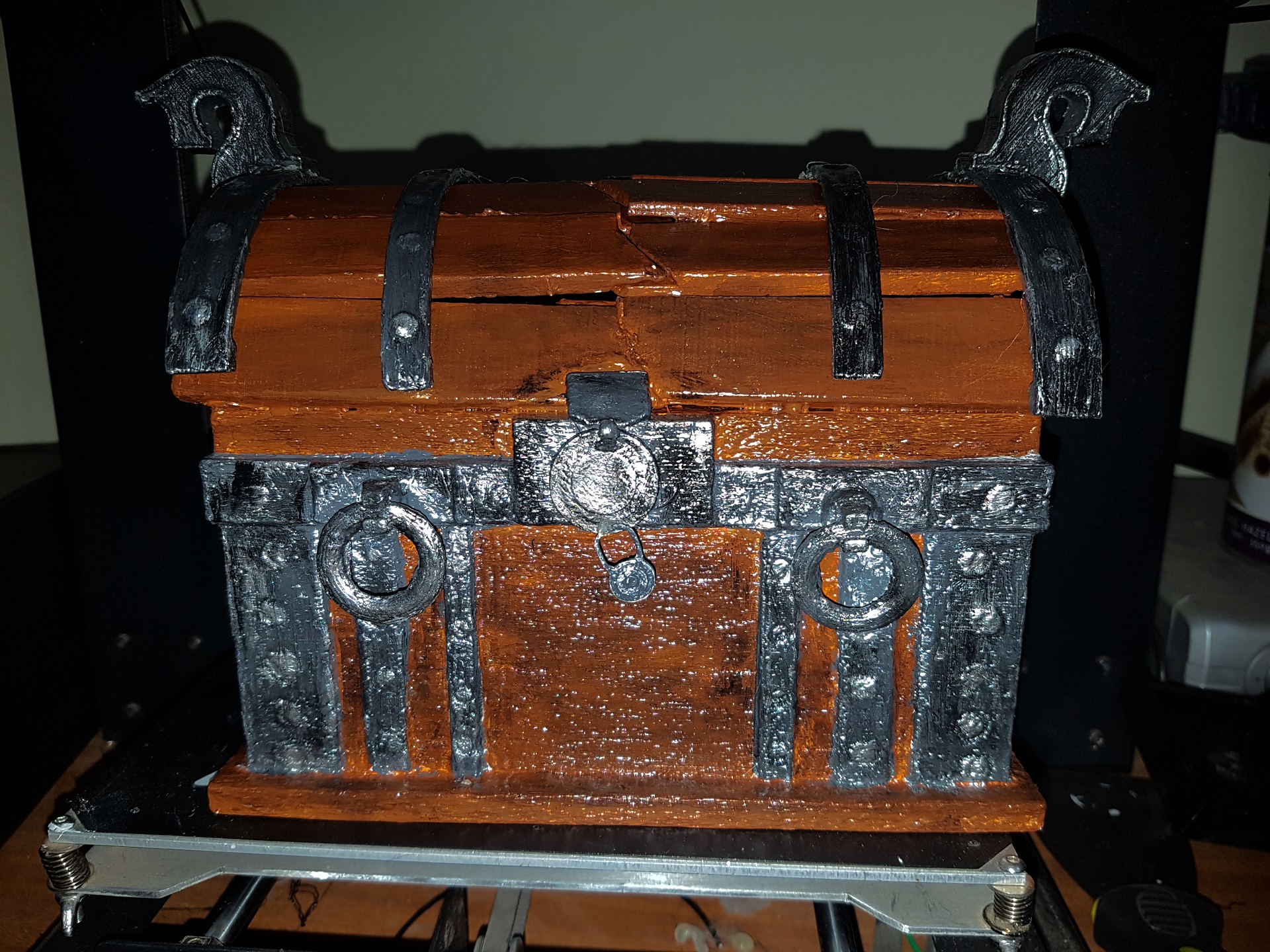 God Of War Wooden Chest 3d Print - Handbag - HD Wallpaper 