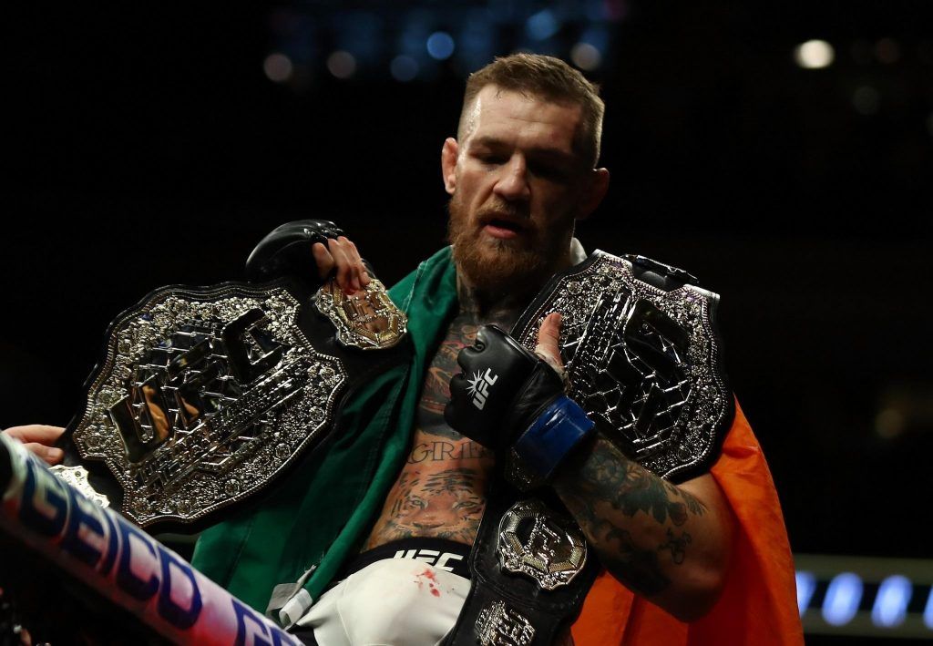 Conor Mcgregor 2 Titles - HD Wallpaper 