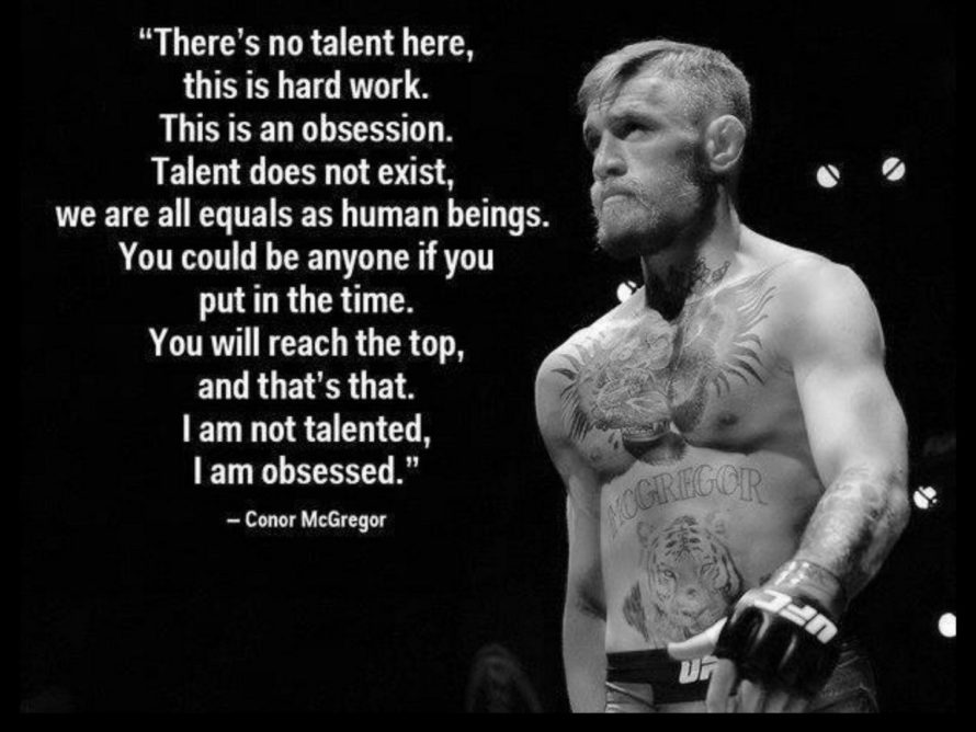 Conor Mcgregor Wallpaper - There Is No Talent Here Conor Mcgregor - HD Wallpaper 