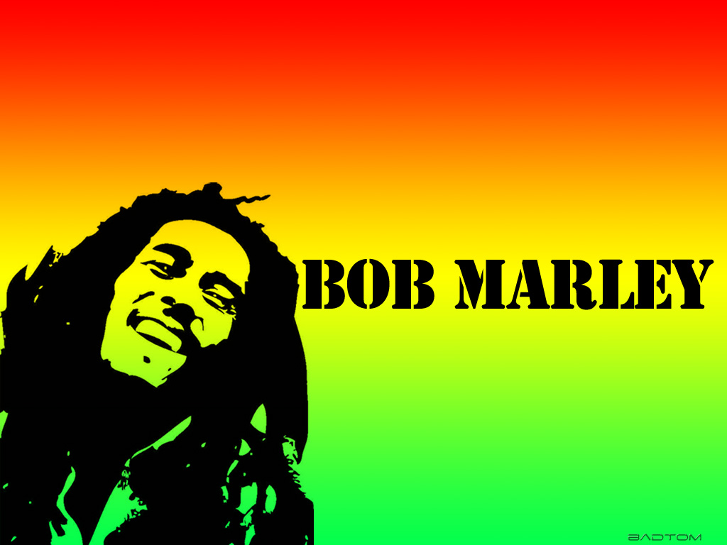 Bob Marley Art Silhouette - HD Wallpaper 