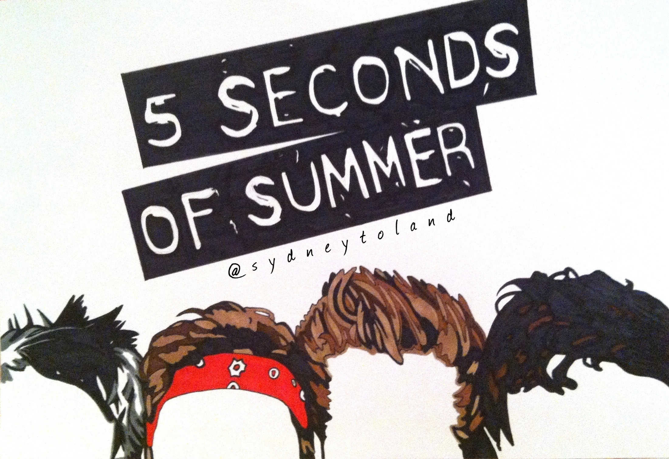 5sos Drawing Ideas 
 Data-src - 5 Seconds Of Summer Logo - HD Wallpaper 