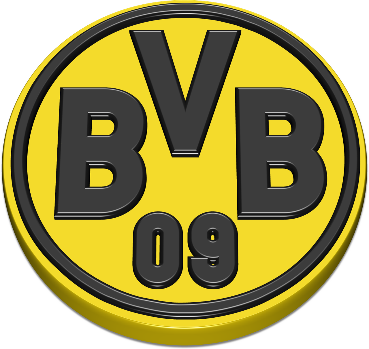 Borussia Dortmund Logo 3d Wallpapers Hd - Borussia Dortmund Logo 3d - HD Wallpaper 