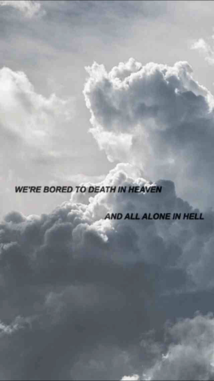 Lyrics, Wallpaper, And Black Veil Brides Image - Aesthetic Grey Clouds - HD Wallpaper 