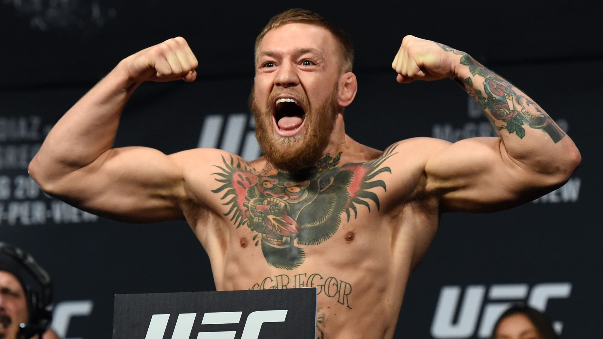 Conor Mcgregor Weighed In At 168lbs - Conor Mcgregor Biggest Weight - HD Wallpaper 