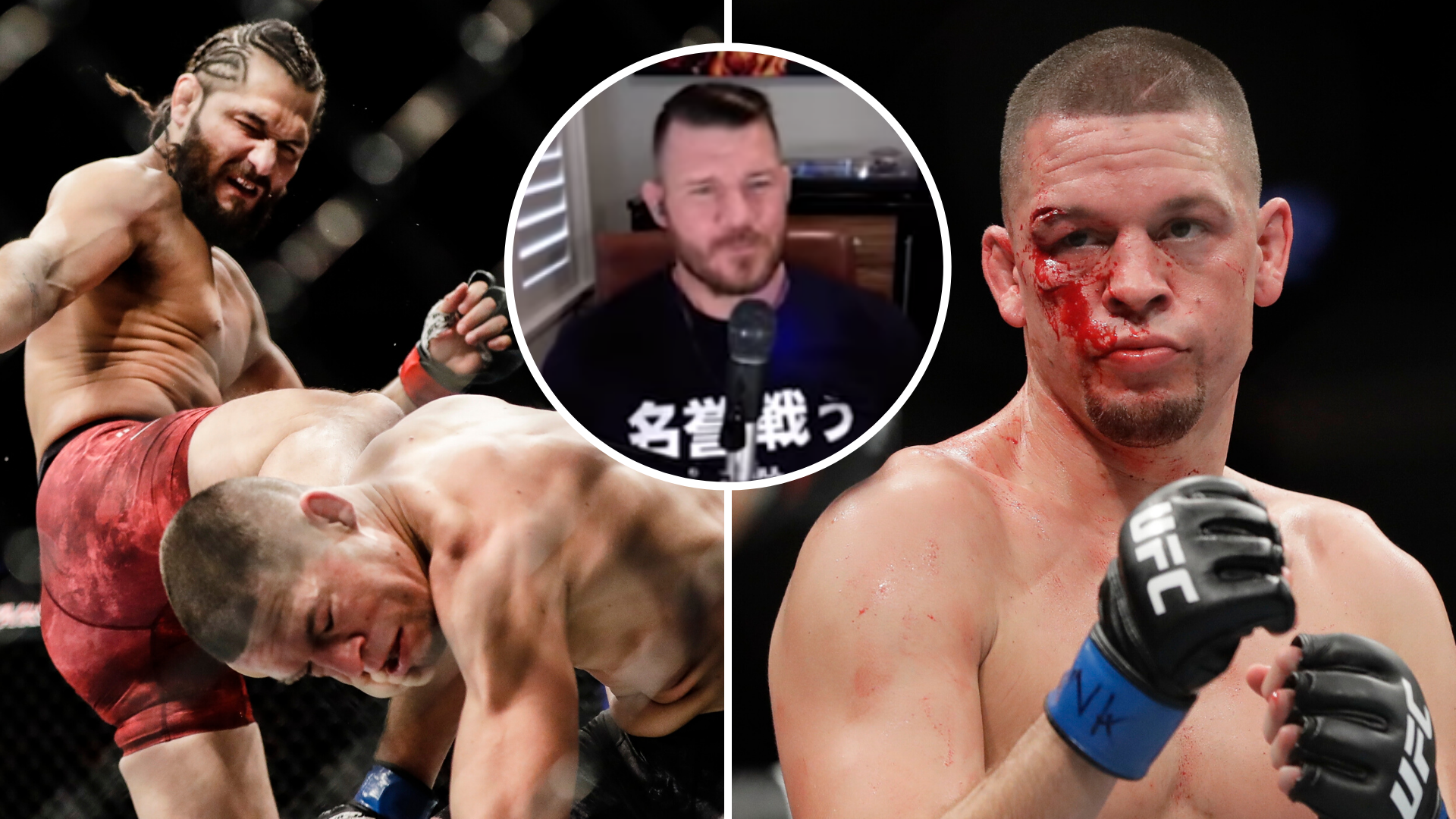 Michael Bisping Launches Scathing Attack On Nate Diaz - Jorge Masvidal Nate Diaz - HD Wallpaper 